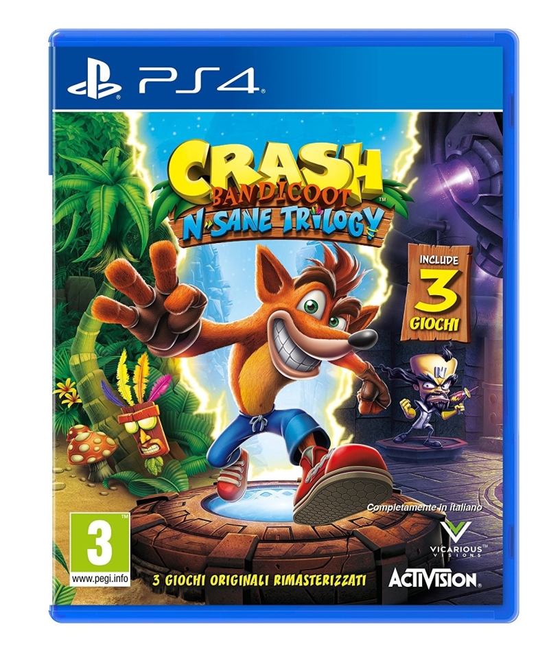 TECNOSHOP Crash Bandicoot: N-Sane Trilogy per Sony PS4